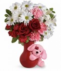 /images/telsg10/T12V300^1lg.jpg Puppy Love Bouquet Flower Power, Florist Davenport FL